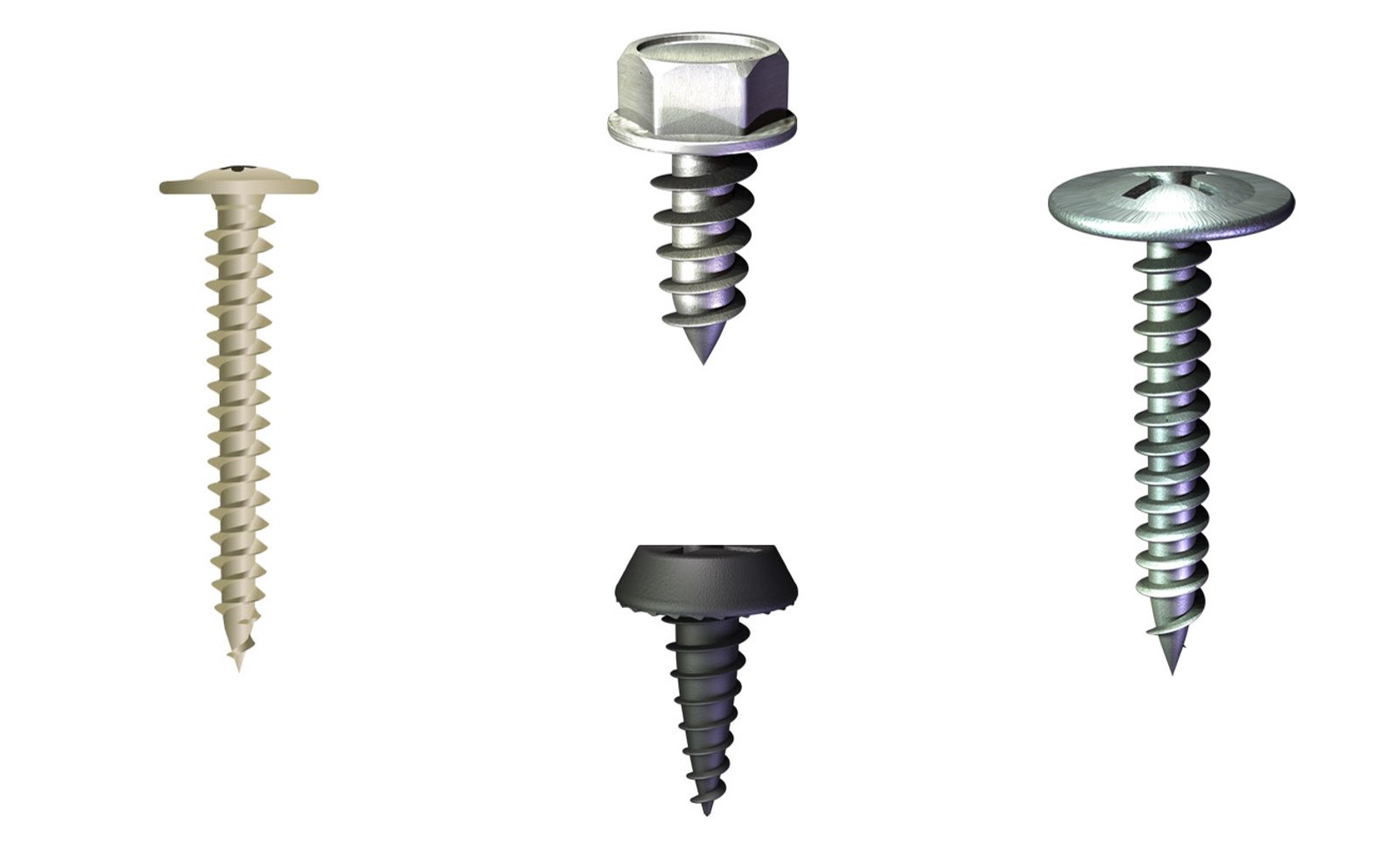 Grabber | 10 x 1-7/16-in Phillips, Wafer Head, Fine Thread, Drill